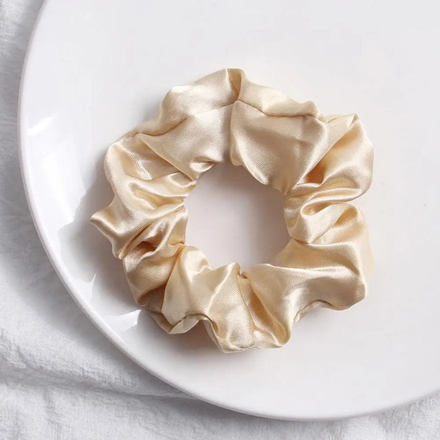 Satin Silk Scrunchie Hair Tie