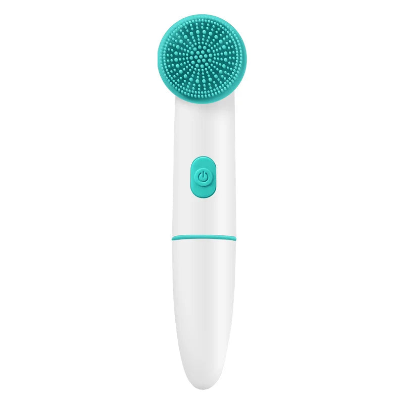 2-In-1 Sonic Facial Cleansing Brush - Silicone Pore Cleanser