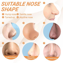 5 Pcs Nose Lifter - Nose Shaper Clip ＆ Instant Nose Lift Kit, Painless Straightening Beauty Tool Kit for Women/Men (Black, Clear)