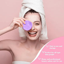 Compressed Facial Cleansing Sponge Set - Reusable Makeup Remover Puffs (36-Pack + Case)