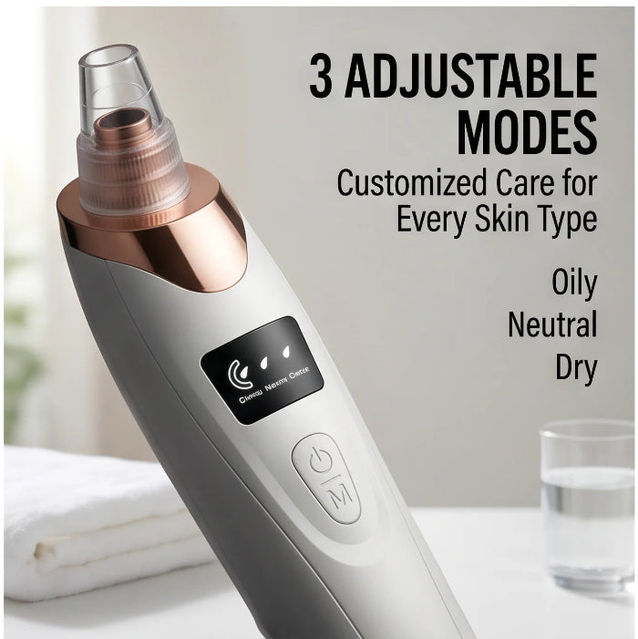 Electric Vacuum Pore Cleaner & Blackhead Remover – Deep Cleansing Device for Face Skin Care