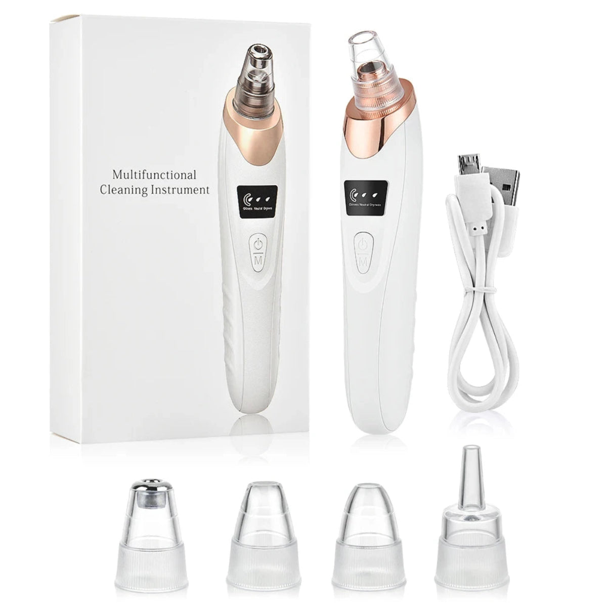 Electric Vacuum Pore Cleaner & Blackhead Remover – Deep Cleansing Device for Face Skin Care
