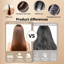 Mini Cordless USB Rechargeable Hair Straightener Brush